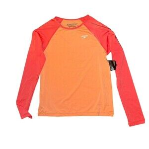 Kid Speedo sunblock uv50 block the burn long sleeve sun swim shirt Medium kids